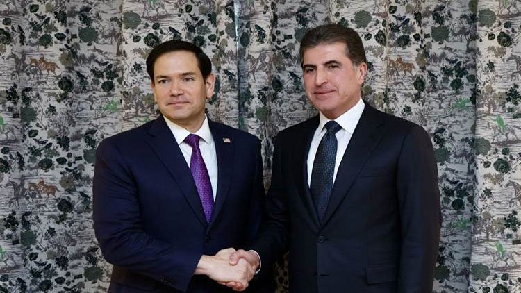 Kürdistan Bölgesi Başkanı Neçirvan Barzani, ABD Dışişleri Bakanı Rubio ile görüştü