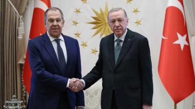 Erdoğan, Rusya Dışişleri Bakanı Lavrov'la görüştü