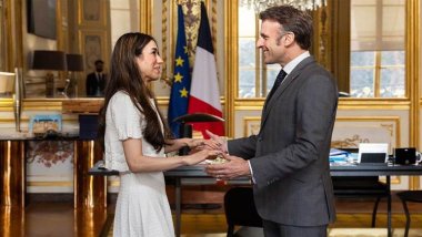 Ezidi Kürt Aktivist Nadia Murad, Fransa Cumhurbaşkanı Macron ile görüştü