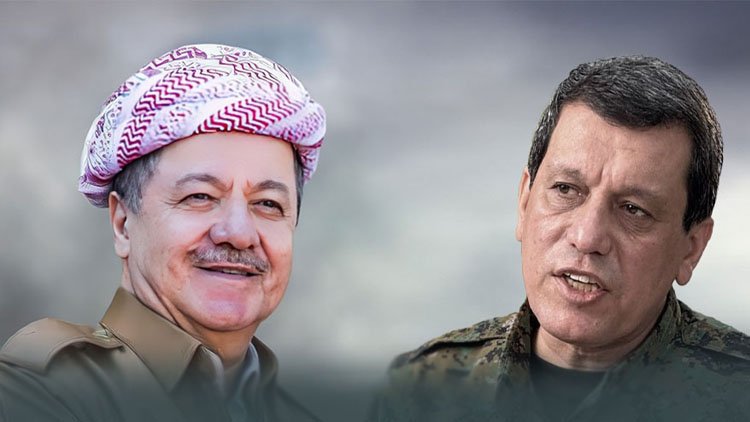 Başkan Barzani ve Mazlum Abdi, DSG-Şam anlaşmasının detaylarını görüştü