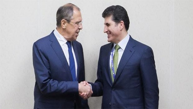 Nêçîrvan Barzanî û Sergey Lavrov li Rûsyayê dicivin