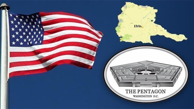 Pentagon: Gelek şervan çûn Efrînê