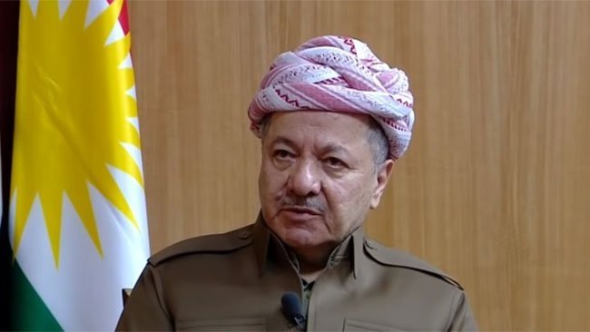 Serok Barzanî serexweşîyê li kesukarên qurbaniyên teqînên Rojavayê Kurdistanê dike