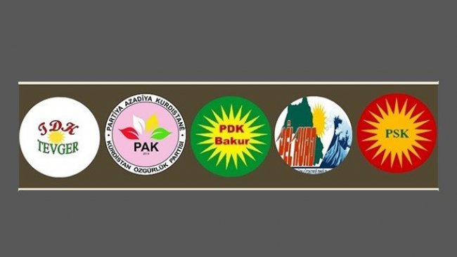 TEVGER , PAK, PDK-BAKUR, PÊLKURD, PSK LI Amedê Enfalê Rûreş Dıkın