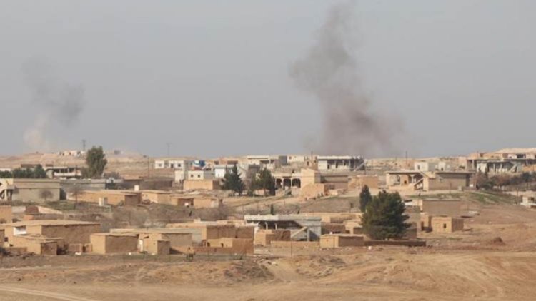 Artêşa Tirkiyê gundekî Til Temirê topbaran kir