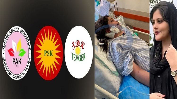 PAK, PSK, TDK-TEVGER li Amedê piştgirîya gelê me yê Rojhilatê Kurdistanê dikin