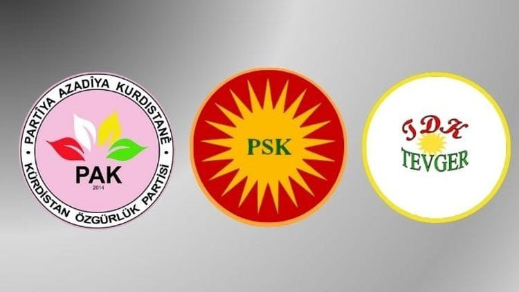 PAK, PSK û TDK-TEVGERê êrîşên Tirkîyeyê û yên Îranê şermezar kirin 