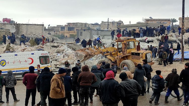 Rêxistina Efrînê ya PDK-Sê banga alîkariyê ji bo qurbaniyên erdhejê dike