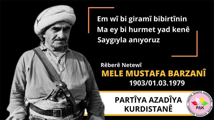 PAK: Jîyana Mele Mistafa Barzanî, kurte çîroka têkoşîna azadîya Kurdistanê ye