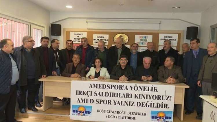 Komeleyên Kurdan nerazîbûn nîşanî nîjadperestiya li dijî Amedsporê dan