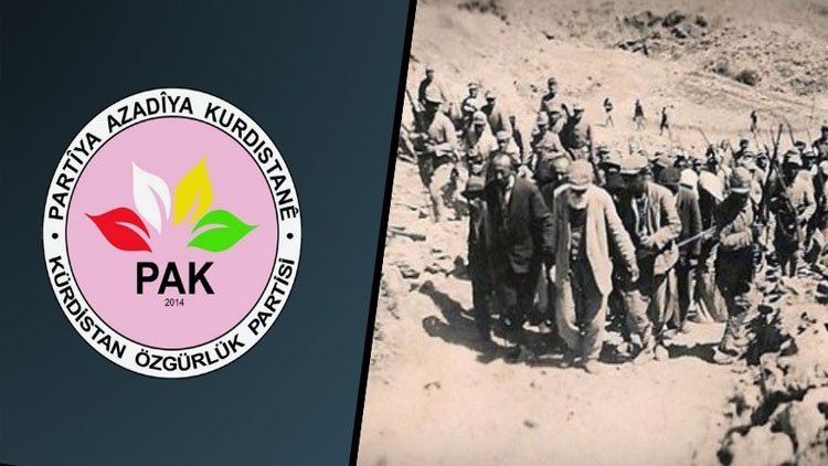 PAK: Destpêka Jenosîda Dêrsimê 4ê Gulana 1937ê şermezar dike