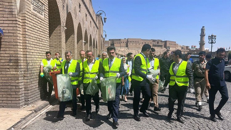 Li Hewlêrê kampanyayeke paqijiyê hat destpêkirin