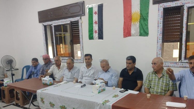 Cîgirê Serokê Îtîlafê û encûmenên xwecihî yên ENKSê rewşa Efrînê gotûbêj dikin