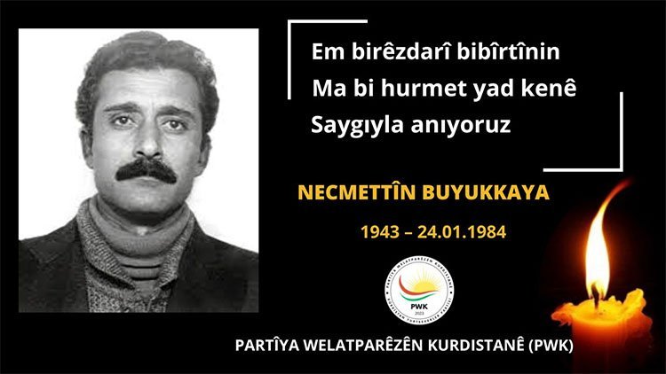 PWK: Em Necmettîn Buyukkaya û Şehîdên Berxwedana Zîndana Dîyarbekirê Bi Rêzdarî Bibîrtînin 