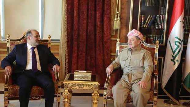  Barzani ile Carba Hewler'de Görüştü