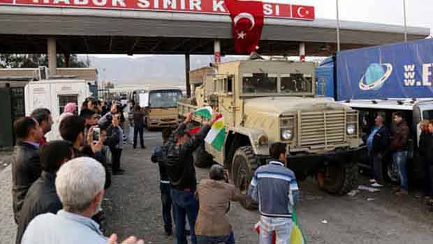 Kobani’ye ikinci muhimmat paketi yola çıktı