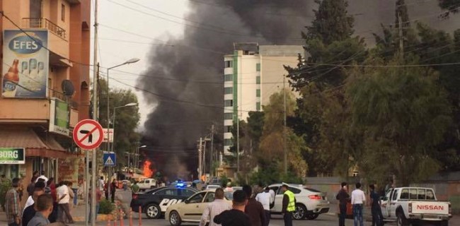 Erbil'de  bombalı saldırı