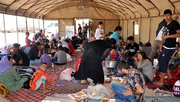  Ezidi kamplarında mama yok, süt yok! 6 kişilik ailenin haftalık yiyeceği 3 bardak bulgur