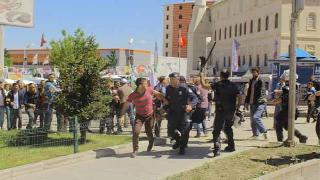  HDP'nin Erzurum mitinginde gerginlik 