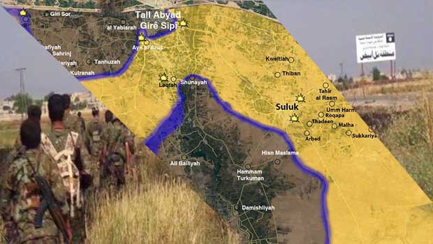 Kobanê ve Cizîre'ye ait Kürd Güçleri birleşti