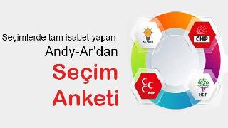 7 Haziran'da tam isabet yapan Andy-Ar'dan son seçim anketi