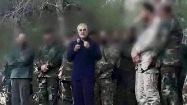 Kasım Süleymani, Suriye'de İran ve Hizbullah askerlerini denetledi