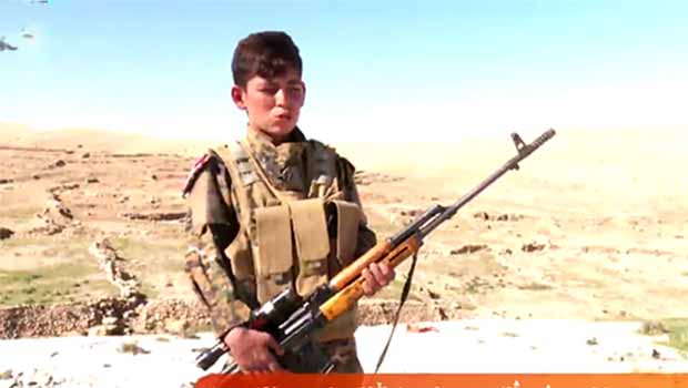 YPG’nin en küçük savaşçısı: Mirza