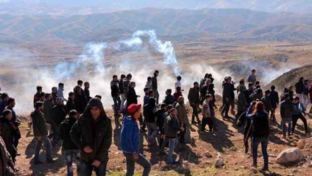 Şırnak'taki yürüyüşe polis müdahalesi