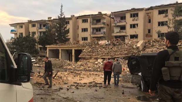 Nusaybin'de bomba yüklü araçla saldırı