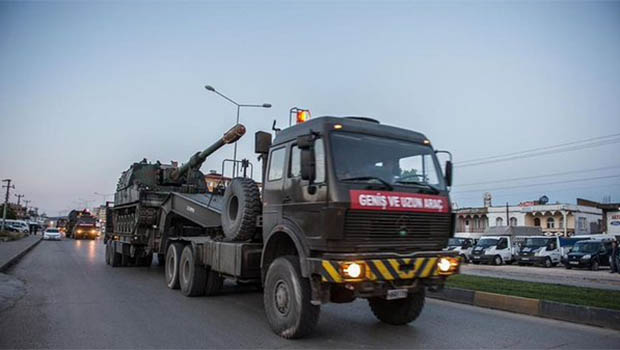 Antep sınırına fırtına obüsü sevkiyatı