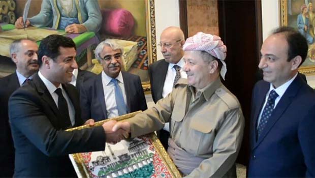 Demirtaş Başkan Barzani'den destek istedi