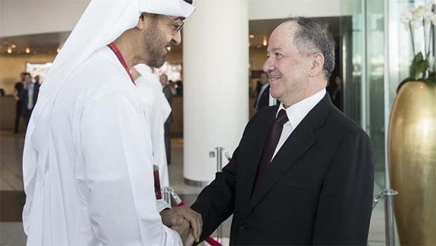 Başkan Barzani, Şeyh Muhammed bin Zayed ile görüştü