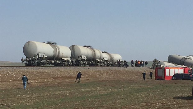 Diyarbakır'da trenin geçişi sırasında patlama