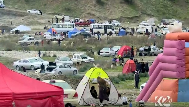 Kürdistanlılar Newroz için doğaya aktı