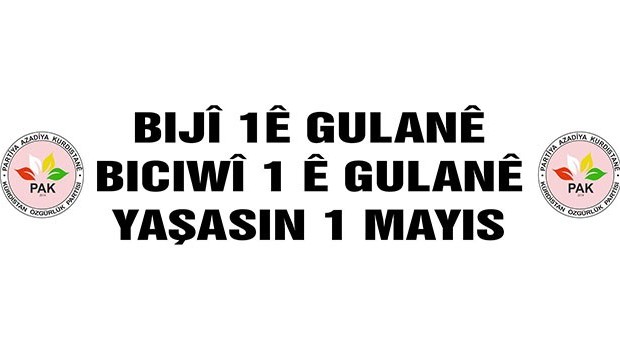 PAK: 1 Mayıs Tüm İşçi ve Emekçilere Kutlu Olsun!