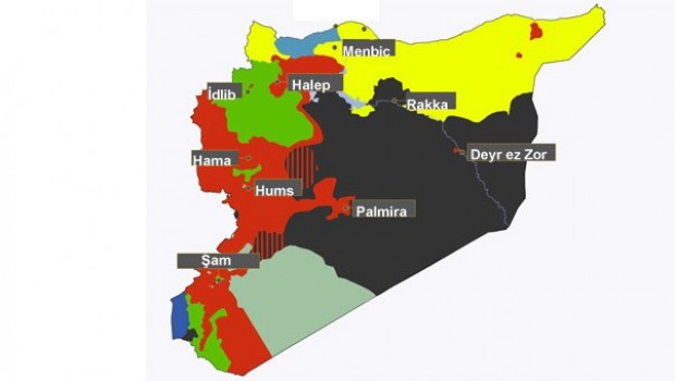 Harita üstünde yeni Suriye planı