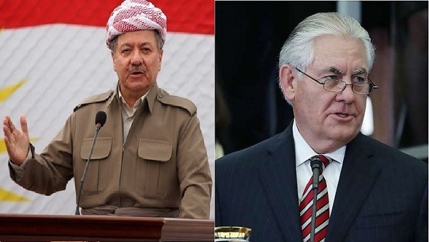 ABD'den Başkan Barzani'ye telefon