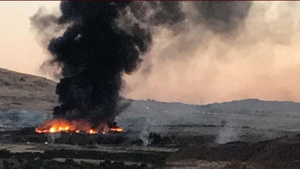 Kilis'te Askeri mühimmat depoları patladı