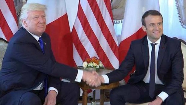 Macron'dan Trump açıklaması