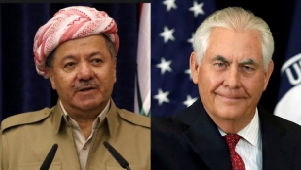 Tillerson, Başkan Barzani ile görüştü: Yardım etmeye hazırız