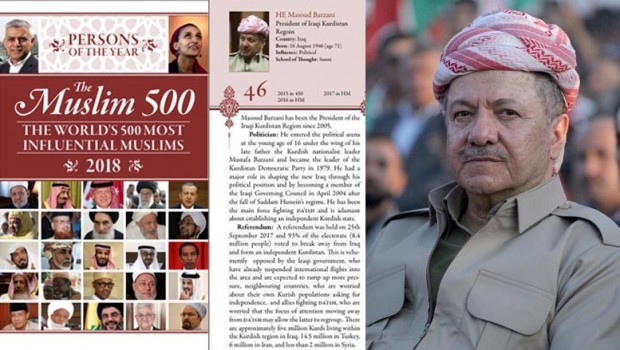 Başkan Barzani en etkili Müslüman liderler arasında