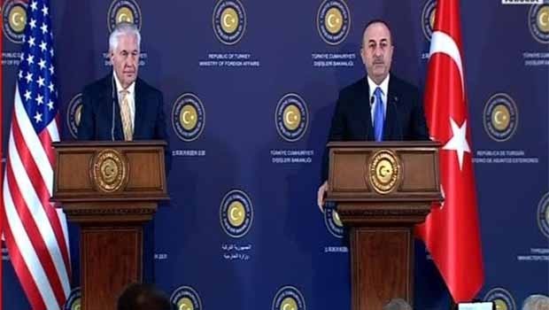 Çavuşoğlu ve Tillerson'dan ortak açıklama