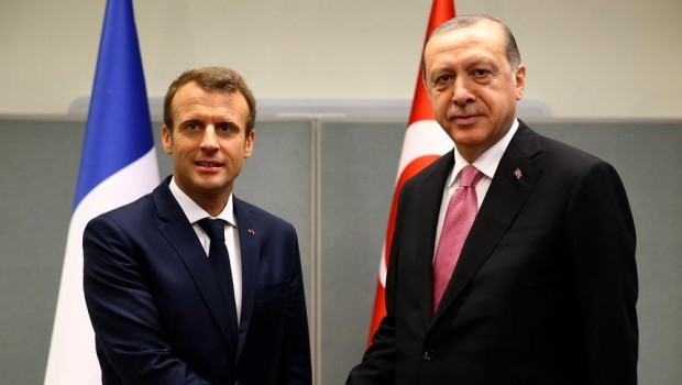 Erdoğan, Macron'la Suriye'yi görüştü