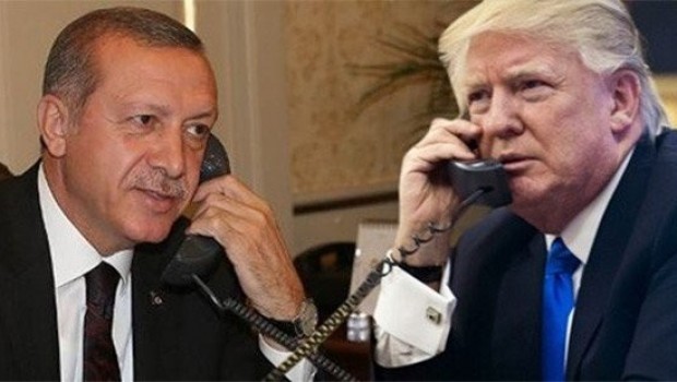 Erdoğan, Trump ile görüştü