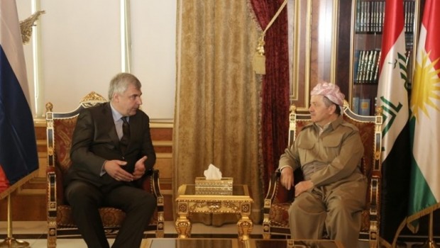 Başkan Barzani Rus heyetini kabul etti