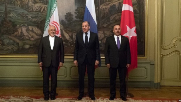 Lavrov, Çavuşoğlu ve Zarif Suriye'yi Görüştü