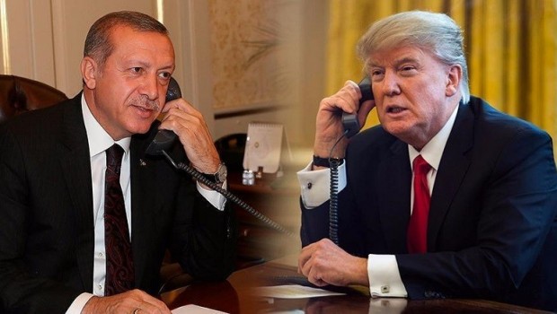 Erdoğan, Trump ile telefonda görüştü