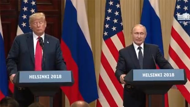 Trump ve Putin'den ortak basın toplantısı