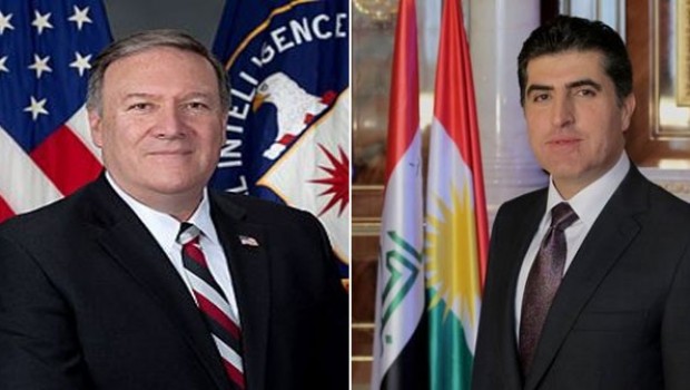 Başbakan Barzani Pompeo ile görüştü