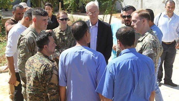 ABD’li heyetten Kobani ziyareti